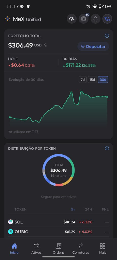 Mex — portfólio unificado