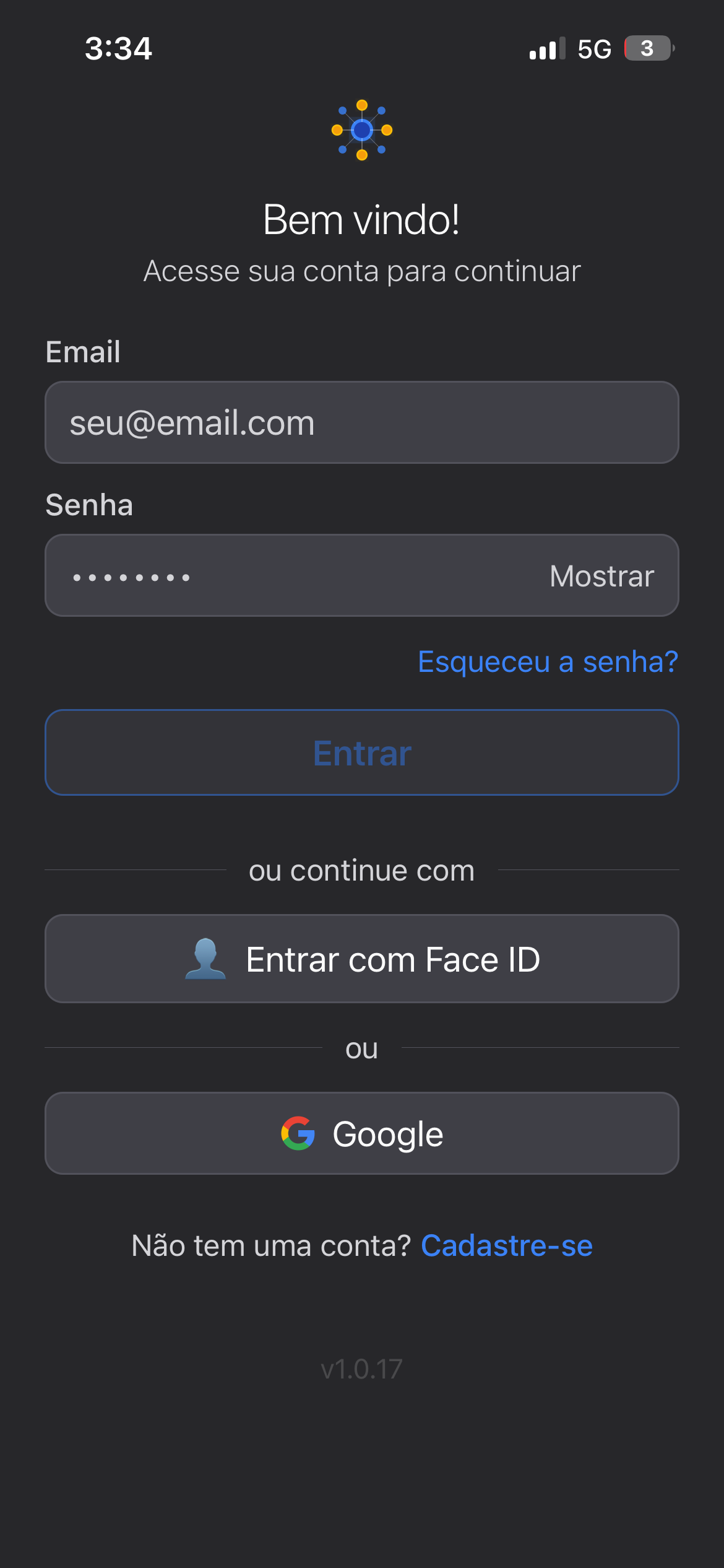Mex app screenshot 1